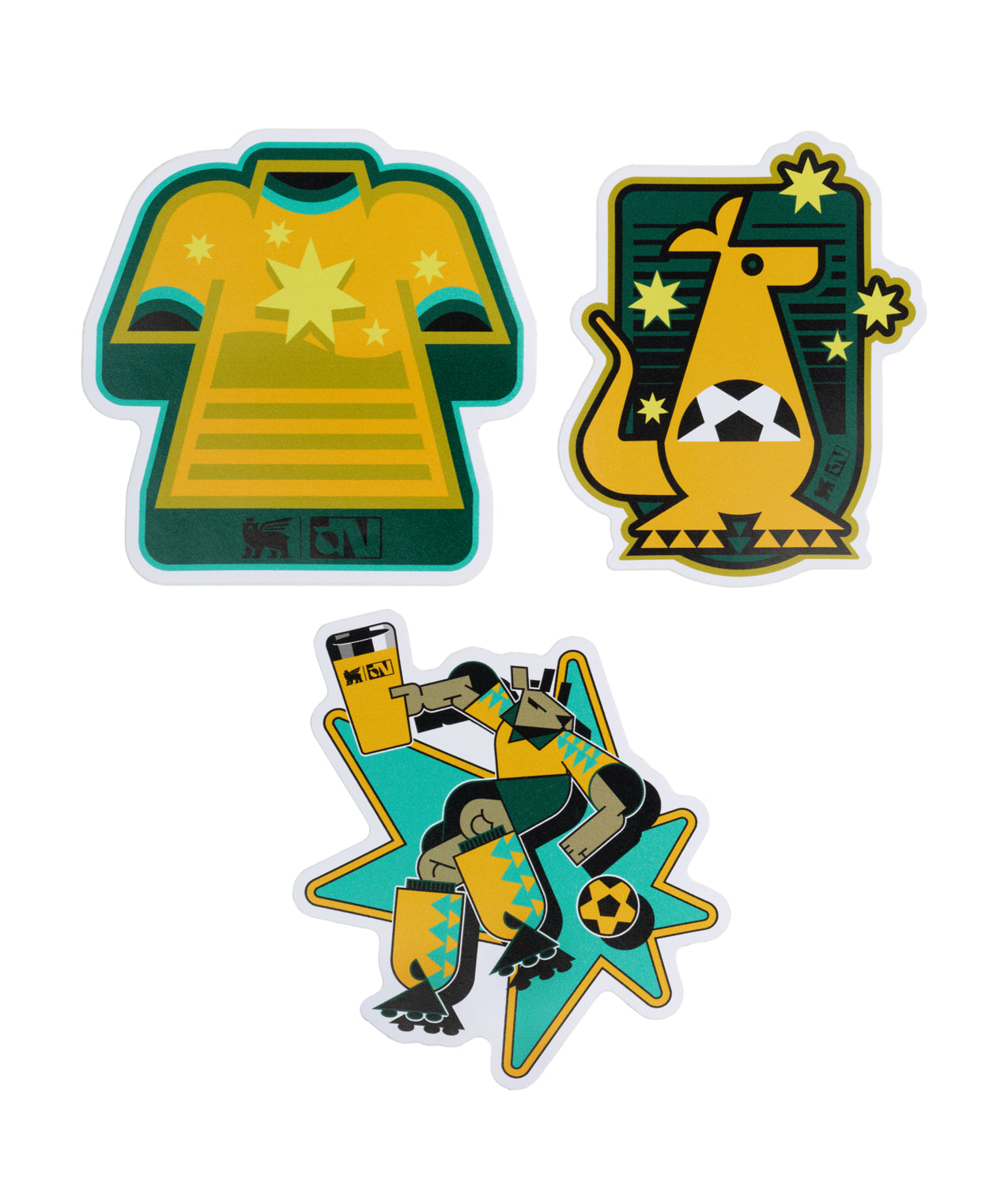 Stanley 1913 x Australia F??tbol Artist Sticker Pack