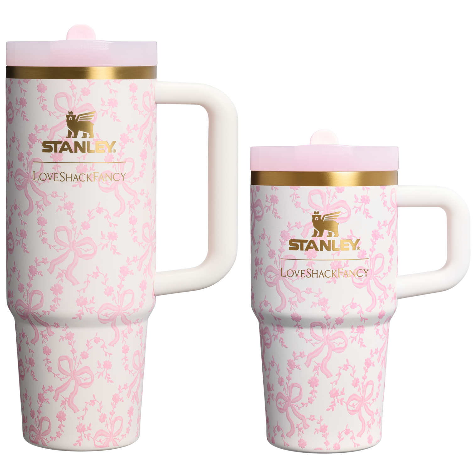 Stanley 1913 x LoveShackFancy Holiday The Quencher Details ProTour Tumbler Set | 2-pack - Image 2